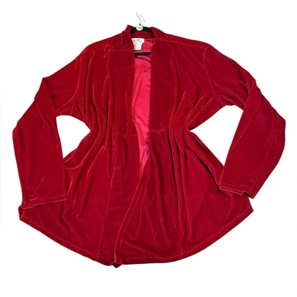 VELVET holiday ROBE, large - Picture 3 of 4